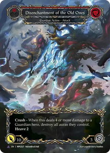 Disenchantment of the Old Ones (Marvel) - Mastery Pack Guardian  #MPG027 - Marvel Flesh and Blood Trading Card