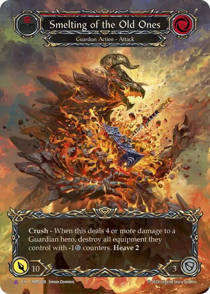 Smelting of the Old Ones (Marvel) - Mastery Pack Guardian Flesh and Blood trading card