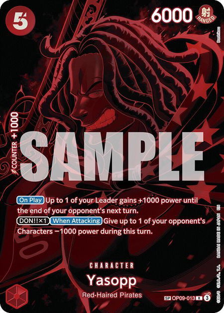 Yasopp (SP) - Legacy of the Master One Piece trading card