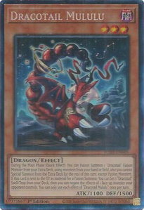 Dracotail Mululu (CR) - Justice Hunters (JUSH) #JUSH-EN005 - Collector's Rare YuGiOh Trading Card