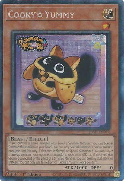 CookyYummy (CR) trading card from Justice Hunters CookyYummy (CR) - Justice Hunters YuGiOh trading card