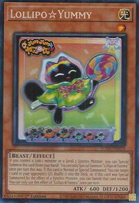 LollipoYummy (CR) - Justice Hunters (JUSH) #JUSH-EN018 - Collector's Rare YuGiOh Trading Card
