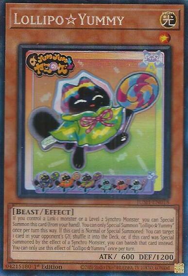 LollipoYummy (CR) - Justice Hunters YuGiOh trading card