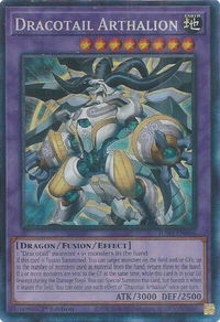 Dracotail Arthalion (CR) - Justice Hunters (JUSH) #JUSH-EN006 - Collector's Rare YuGiOh Trading Card