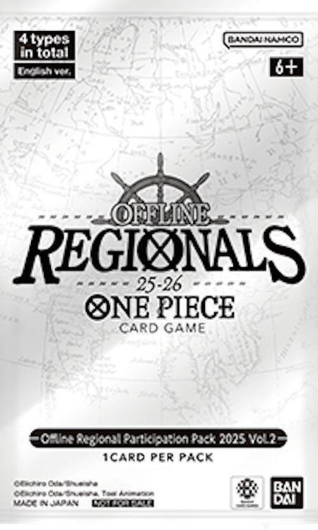Offline Regional Participation Pack 2025 Vol. 2 - One Piece Promotion Cards One Piece trading card