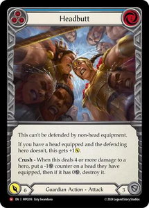 Headbutt - Mastery Pack Guardian  #MPG016 - Majestic Flesh and Blood Trading Card