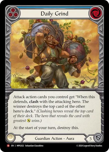 Daily Grind - Mastery Pack Guardian Flesh and Blood trading card