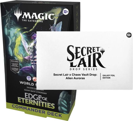 Secret Lair x Chaos Vault Drop: Commander Reinforcements World Shaper Bundle (Galaxy Foil) - Secret Lair Drop Series Magic: The Gathering trading card