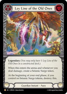 Ley Line of the Old Ones - Mastery Pack Guardian  #MPG013 - Legendary Flesh and Blood Trading Card