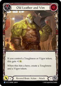 Old Leather and Vim - Super Slam (SUP) #SUP008 - Rare Flesh and Blood Trading Card