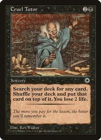 Cruel Tutor - Portal (POR) #87 - Rare Magic: The Gathering Trading Card