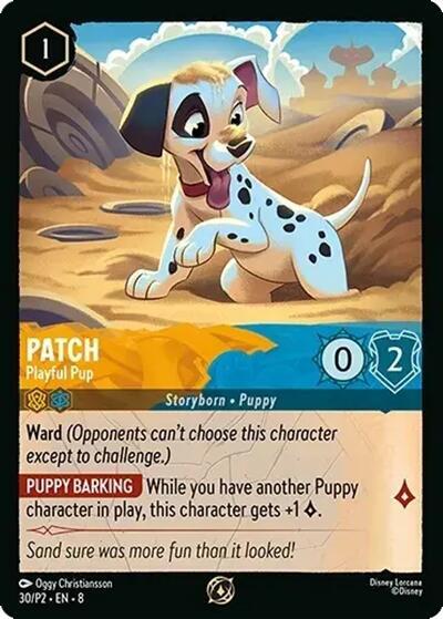 Patch - Playful Pup - Disney Lorcana Promo Cards Disney Lorcana trading card
