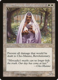 Cho-Manno, Revolutionary - Mercadian Masques (MMQ) #11 - Rare Magic: The Gathering Trading Card