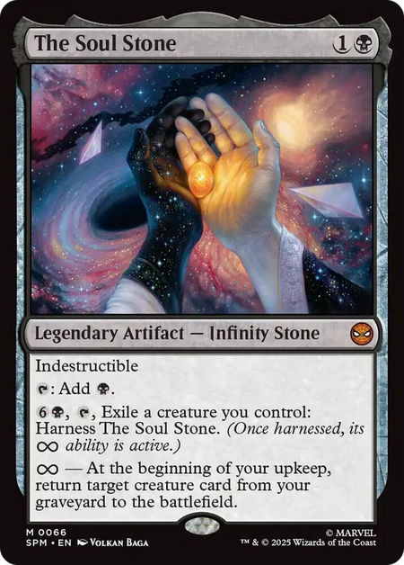 The Soul Stone - Marvel's Spider-Man Magic: The Gathering trading card