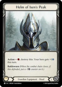 Helm of Isen's Peak - Mastery Pack Guardian  #MPG005 - Common Flesh and Blood Trading Card