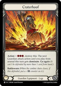 Craterhoof - Mastery Pack Guardian  #BVO008 - Common Flesh and Blood Trading Card
