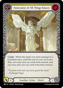 Annexation of All Things Known - Mastery Pack Guardian  #MPG029 - Rare Flesh and Blood Trading Card