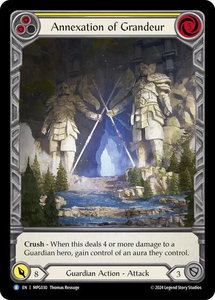Annexation of Grandeur (Extended Art) - Mastery Pack Guardian  #MPG030 - Rare Flesh and Blood Trading Card