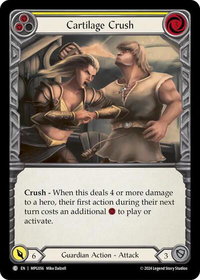Cartilage Crush (Yellow) - Mastery Pack Guardian  #MPG056 - Common Flesh and Blood Trading Card