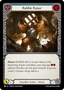 Rubble Raiser (Blue) - Mastery Pack Guardian  #MPG084 - Common Flesh and Blood Trading Card