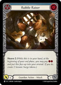 Rubble Raiser (Blue) - Mastery Pack Guardian  #MPG084 - Common Flesh and Blood Trading Card