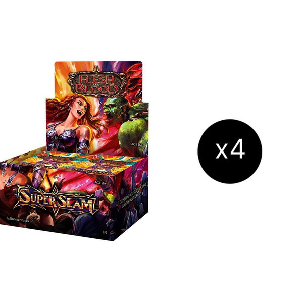 Super Slam Booster Box Case - Super Slam Flesh and Blood trading card