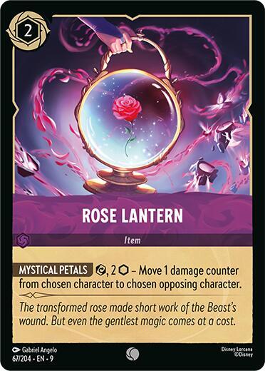 Rose Lantern - Fabled Disney Lorcana trading card