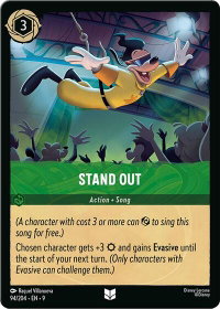 Stand Out - Fabled (9) #94/204 - Uncommon Disney Lorcana Trading Card