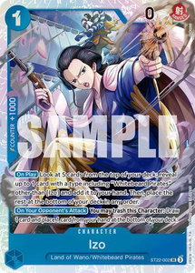 Izo - Starter Deck 22: Ace & Newgate (ST-22) #ST22-002 - Super Rare One Piece Trading Card