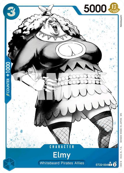 Elmy (Parallel) trading card from Starter Deck 22: Ace & Newgate Elmy (Parallel) - Starter Deck 22: Ace & Newgate One Piece trading card