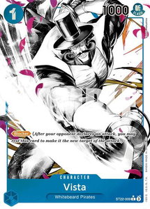 Vista (Parallel) - Starter Deck 22: Ace & Newgate (ST-22) #ST22-009 - Common One Piece Trading Card