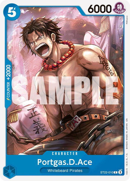 Portgas.D.Ace - Starter Deck 22: Ace & Newgate One Piece trading card