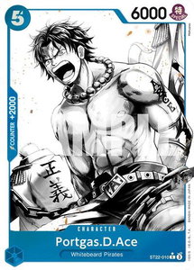 Portgas.D.Ace (Parallel) - Starter Deck 22: Ace & Newgate (ST-22) #ST22-010 - Common One Piece Trading Card