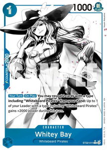 Whitey Bay (Parallel) - Starter Deck 22: Ace & Newgate (ST-22) #ST22-011 - Common One Piece Trading Card