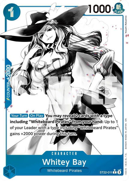Whitey Bay (Parallel) - Starter Deck 22: Ace & Newgate One Piece trading card