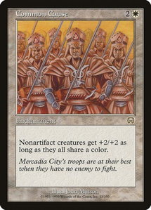Common Cause - Mercadian Masques (MMQ) #13 - Rare Magic: The Gathering Trading Card