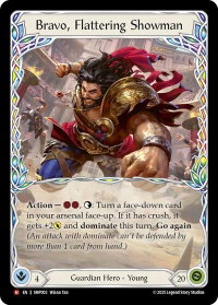 Bravo, Flattering Showman - Smash Palace #SMP002 - Majestic Flesh and Blood Trading Card