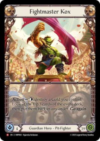 Fightmaster Kox - Smash Palace #SMP003 - Majestic Flesh and Blood Trading Card