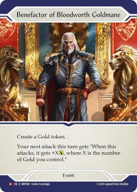 Benefactor of Bloodworth Goldmane - Smash Palace #SMP008 - Majestic Flesh and Blood Trading Card