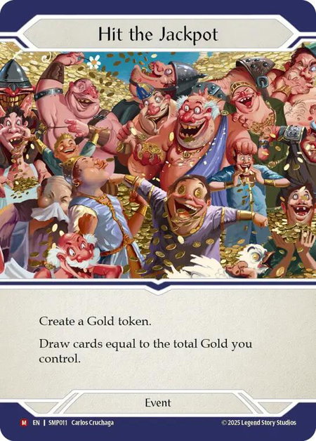 Hit the Jackpot trading card from Smash Palace Hit the Jackpot - Smash Palace Flesh and Blood trading card