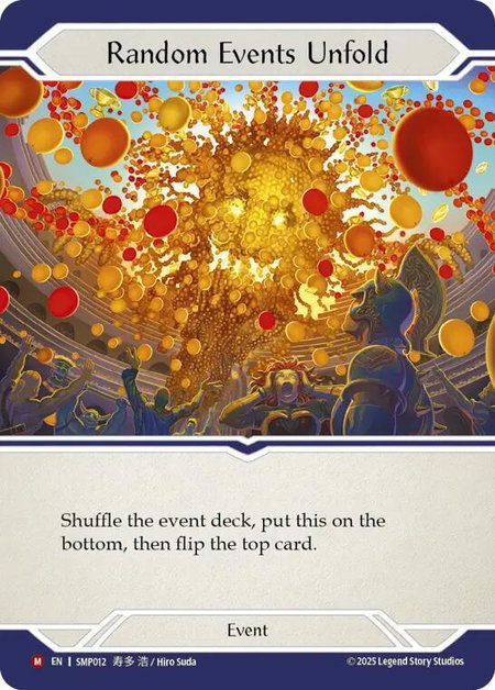 Random Events Unfold trading card from Smash Palace Random Events Unfold - Smash Palace Flesh and Blood trading card