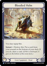 Bloodied Helm - Smash Palace #SMP014 - Rare Flesh and Blood Trading Card