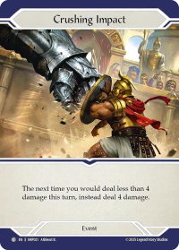 Crushing Impact - Smash Palace #SMP021 - Common Flesh and Blood Trading Card