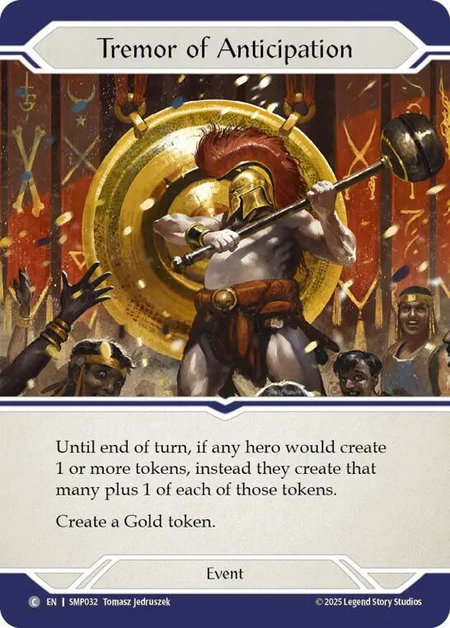 Tremor of Anticipation - Smash Palace Flesh and Blood trading card