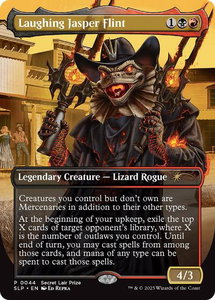 Laughing Jasper Flint - Secret Lair Showdown (SLP) #44 - Rare Magic: The Gathering Trading Card