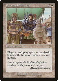 Cornered Market - Mercadian Masques (MMQ) #14 - Rare Magic: The Gathering Trading Card