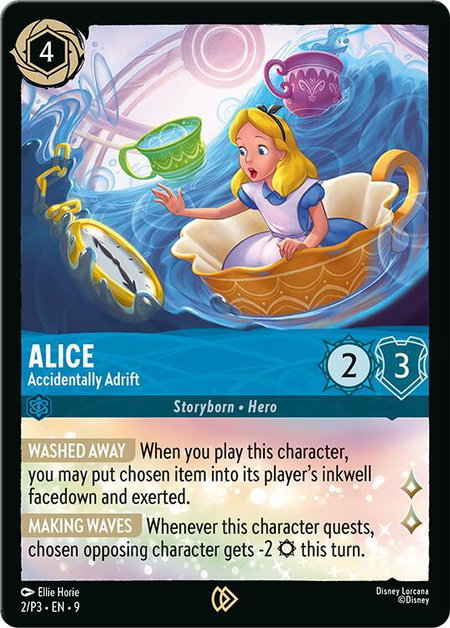 Alice - Accidentally Adrift - Disney Lorcana Promo Cards Disney Lorcana trading card