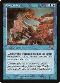 Cowardice - Mercadian Masques (MMQ) #70 - Rare Magic: The Gathering Trading Card