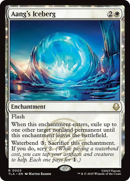 Aang's Iceberg - Avatar: The Last Airbender Magic: The Gathering trading card
