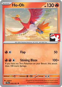Ho-Oh - Prize Pack Series Cards  #019/191 - Uncommon Pokémon Trading Card